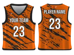 Custom Orange Basketball Uniform