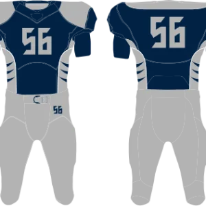 Football uniform Navy Blue Gray